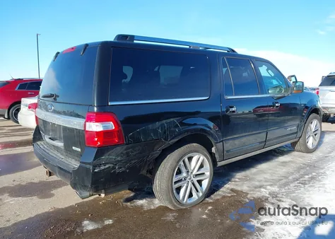 2016 Ford Expedition El Platinum z USA, uszkodzony, nr VIN 1FMJK1MT3GEF48933